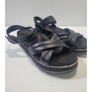 Vionic Women's Reyna Platform Leather Sandals Sz 10